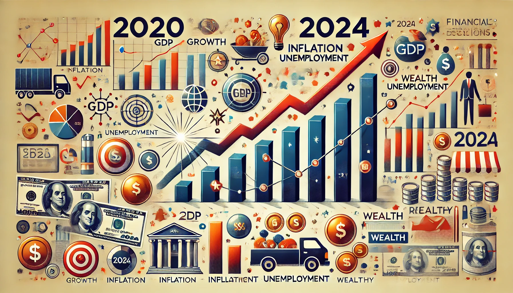 the economic comparison between 2020 and 2024