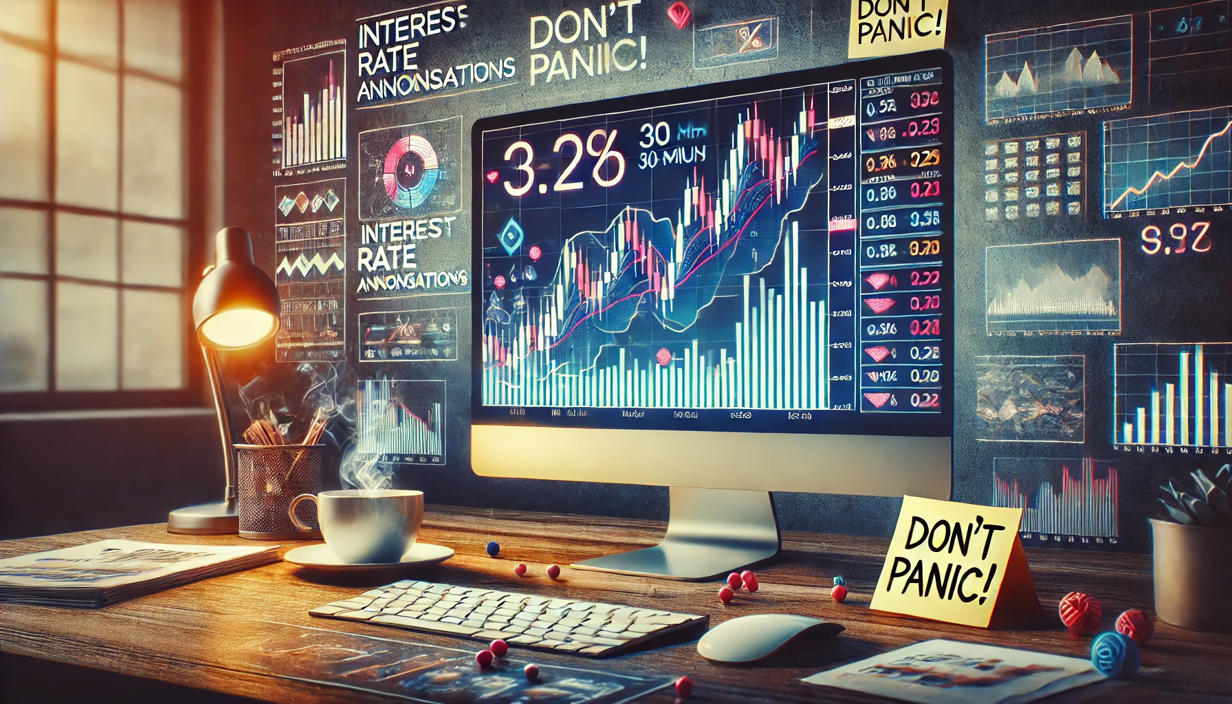 30-minute trading strategy for interest rate announcements