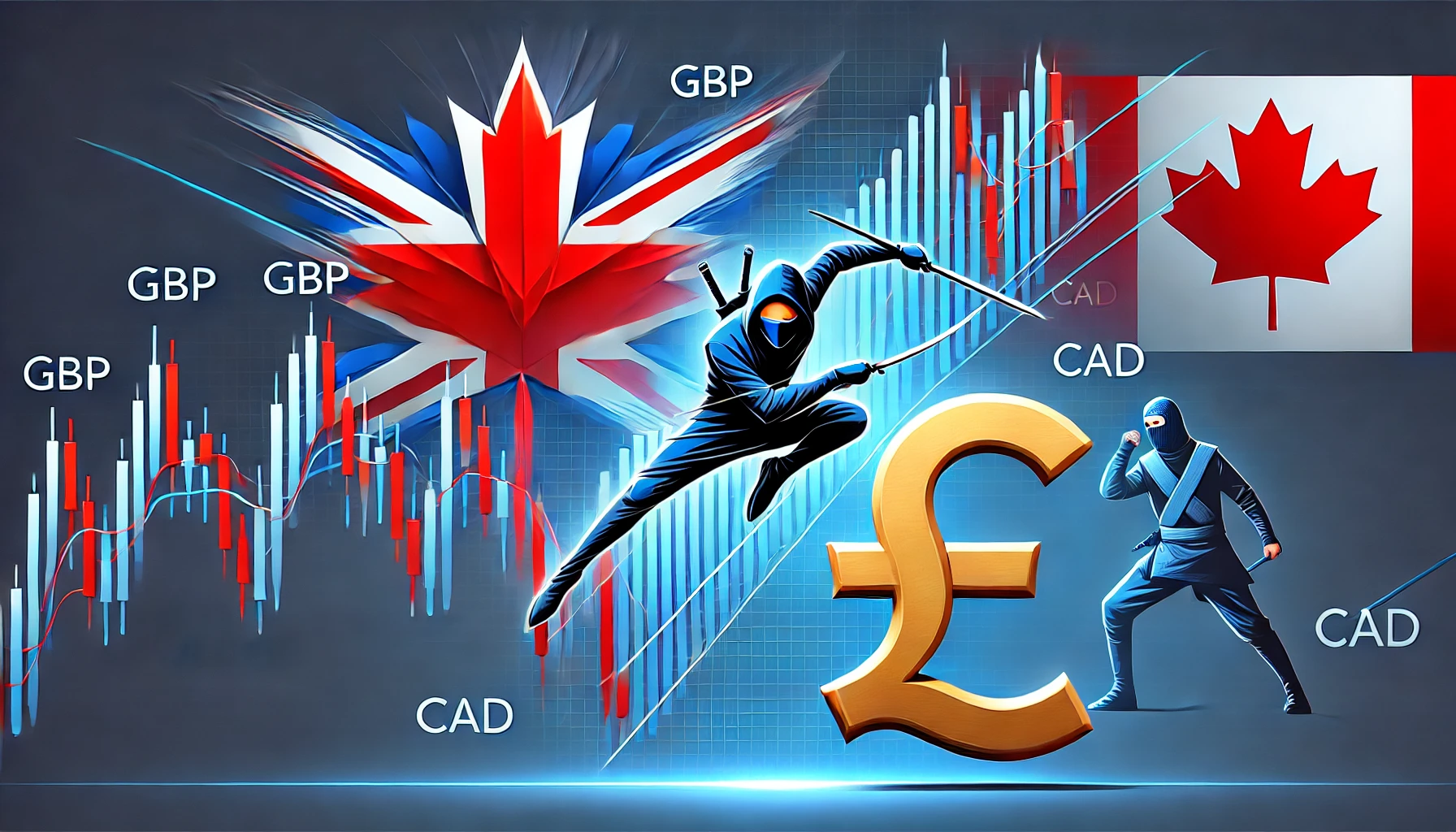 GBP/CAD falling wedge strategy
