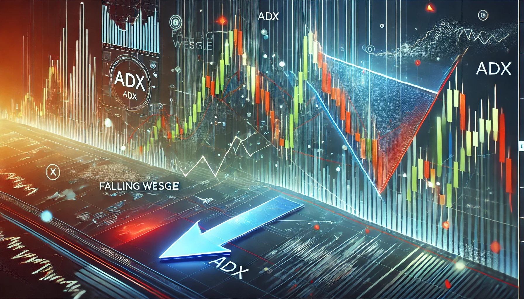 ADX and falling wedge trading technique