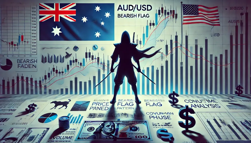 Australian Dollar to US Dollar Bearish Flag