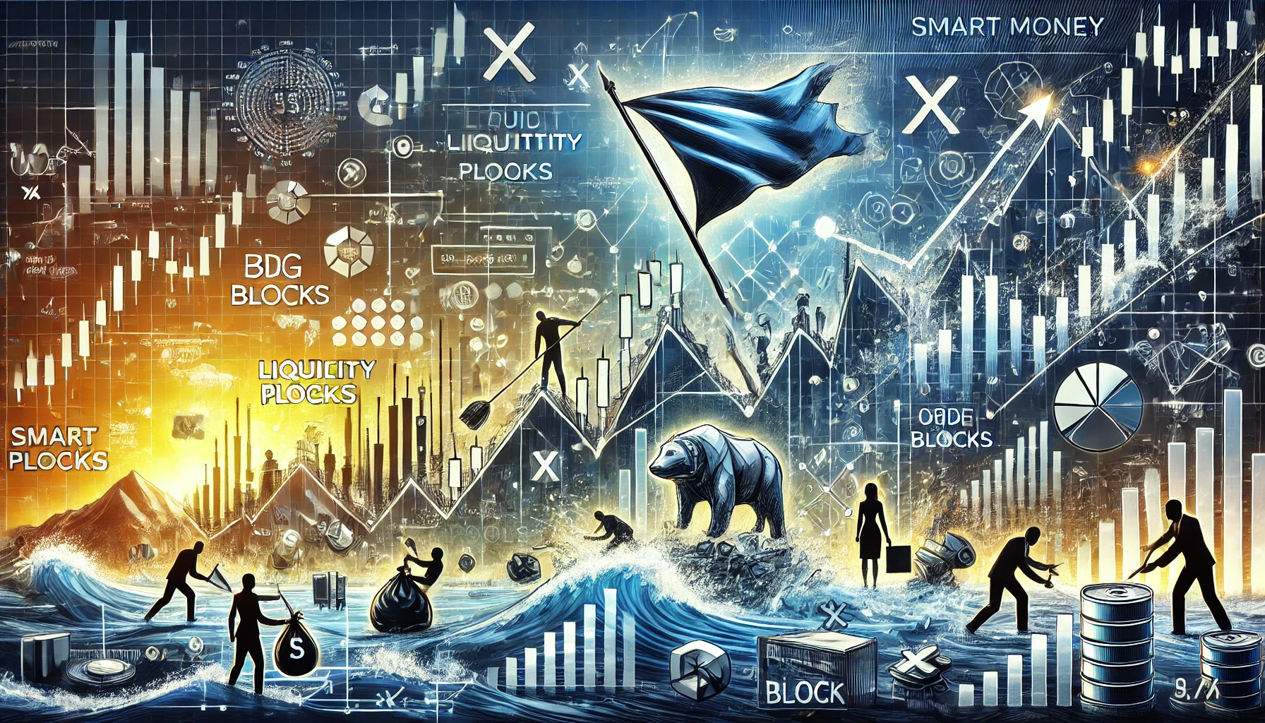 Bearish flag smart money tactics