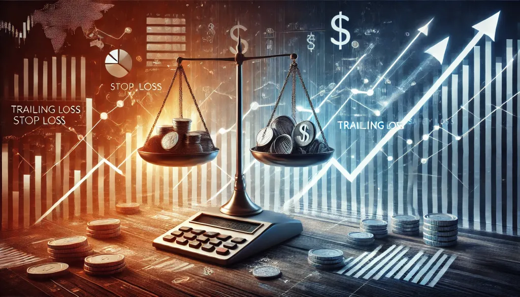 Budget balance strategy with trailing stop loss