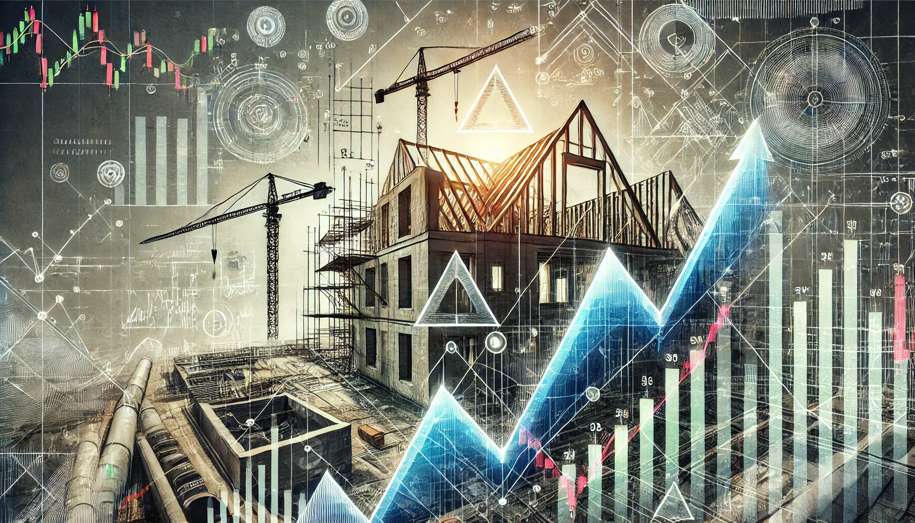Building permits and triangle pattern insights
