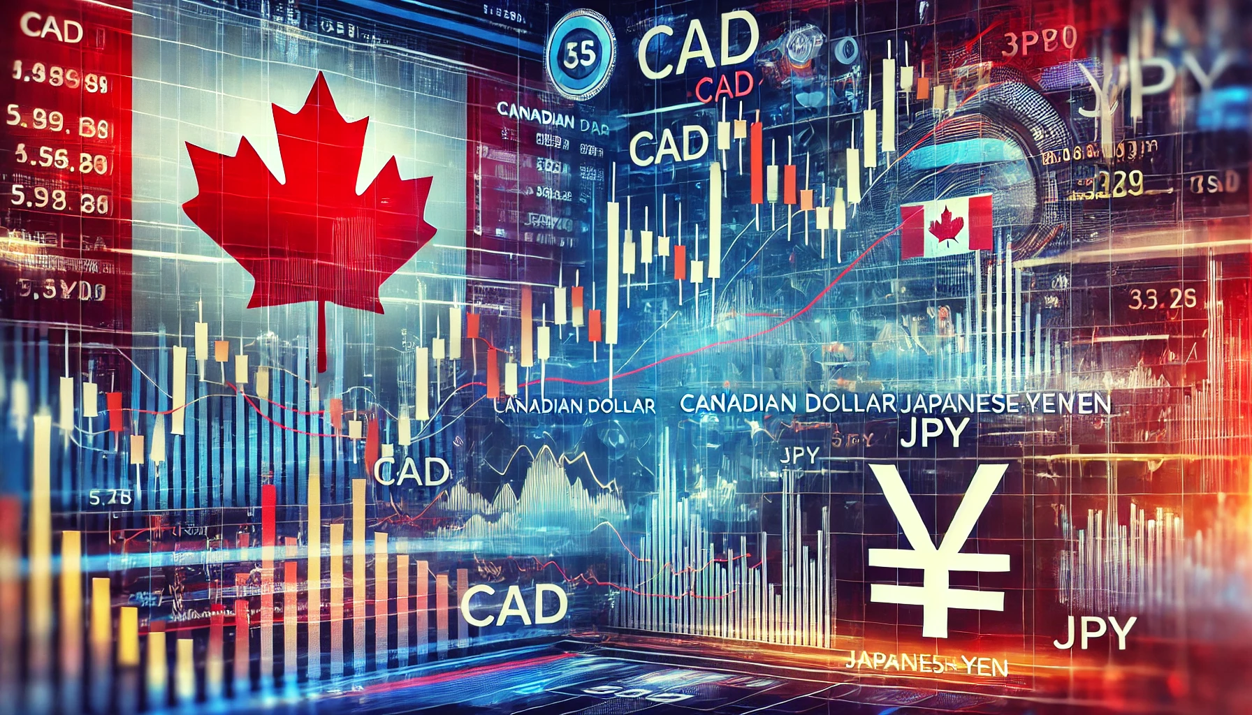 CAD/JPY trading on 15-minute chart