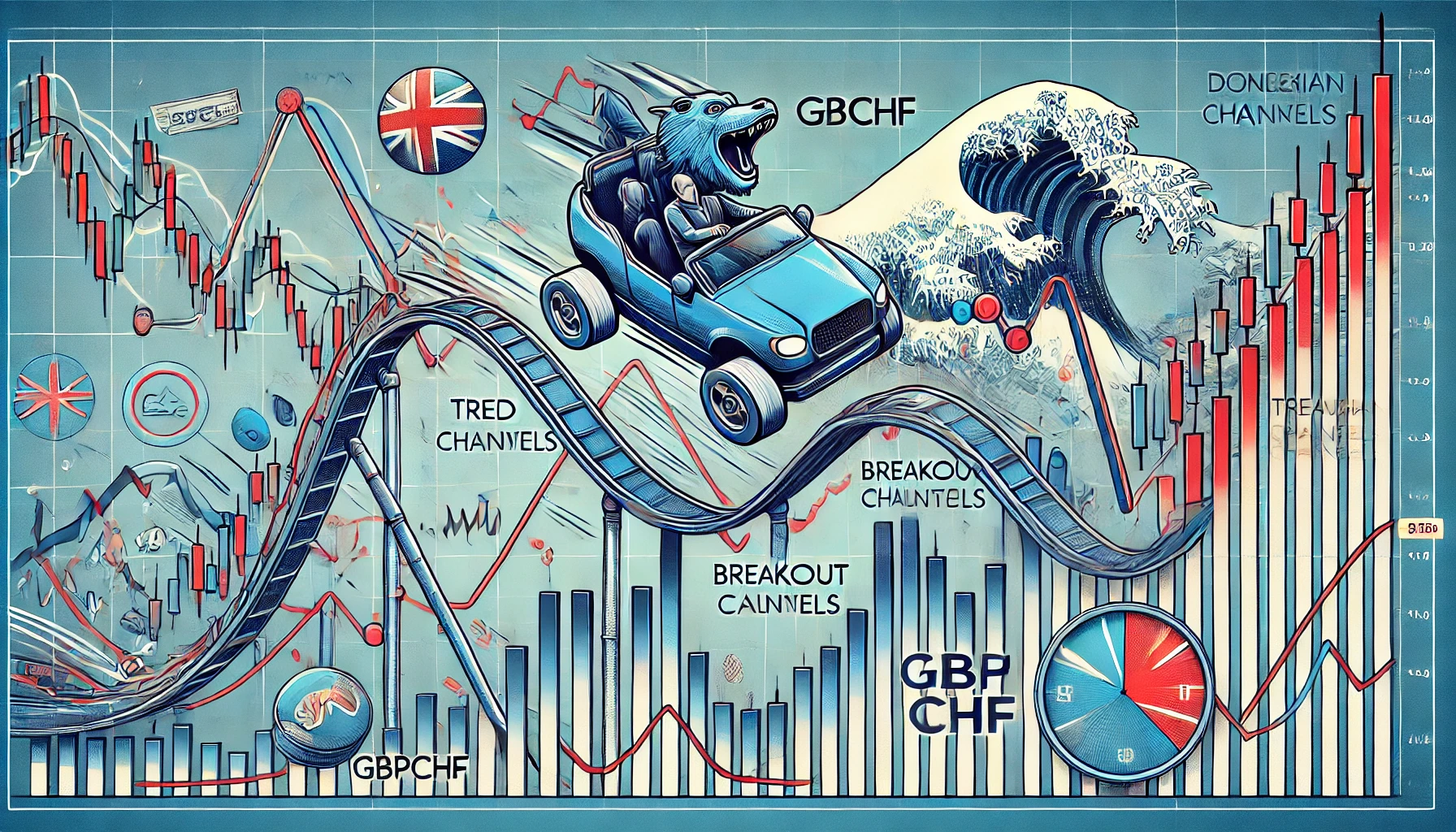 Donchian Channels strategy for GBPCHF