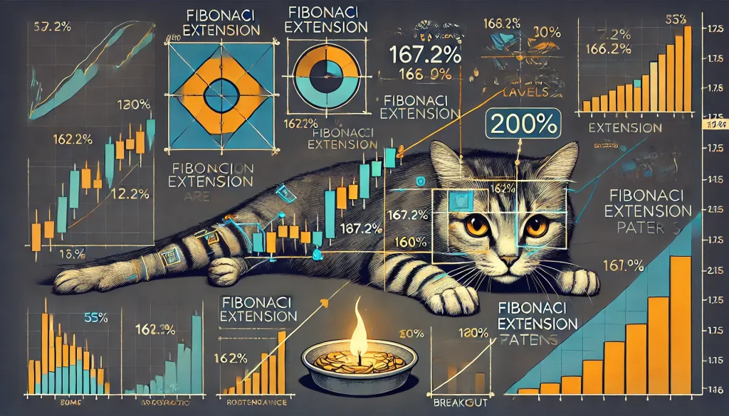 Fibonacci extension and rectangle pattern trading strategy