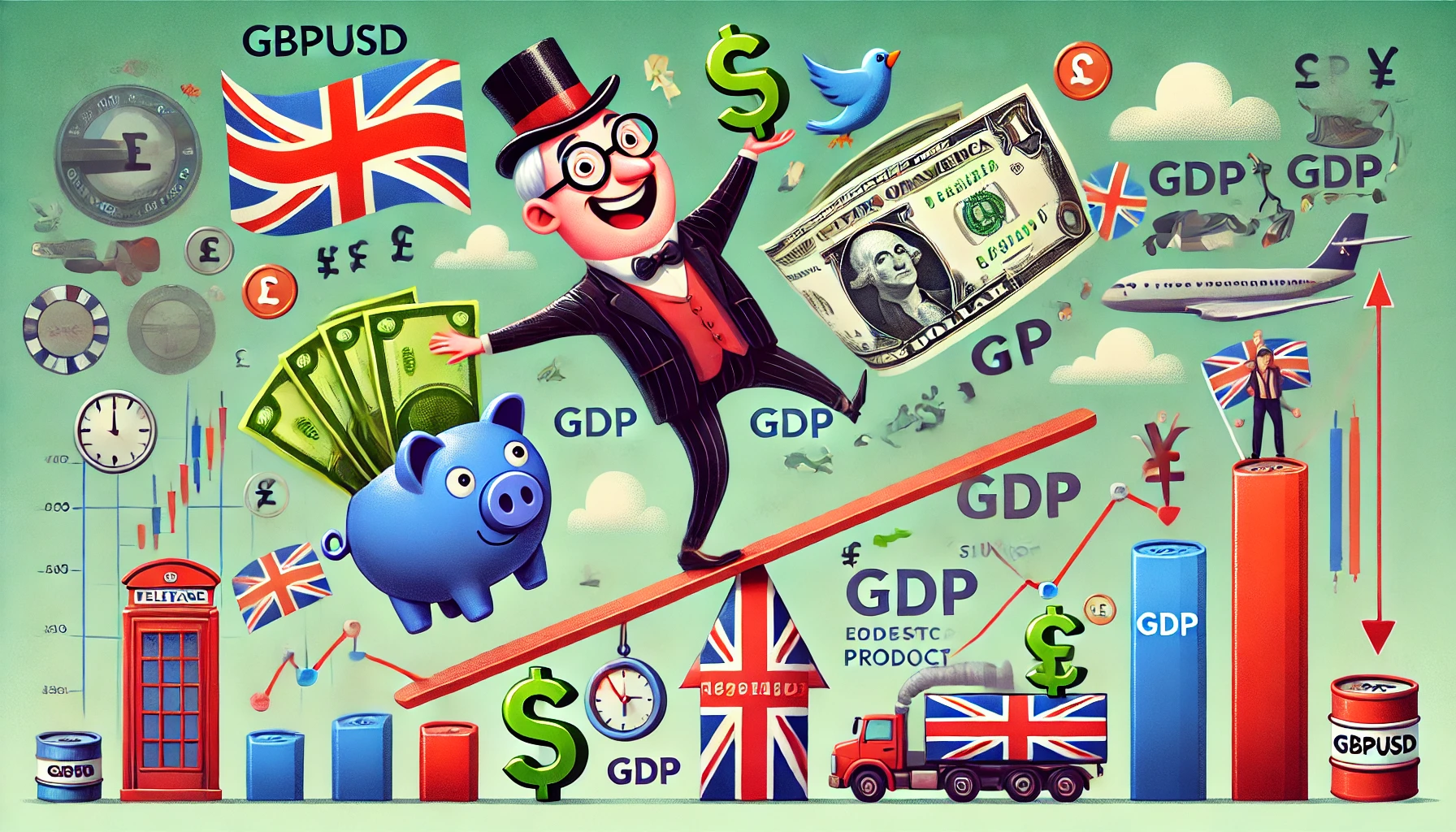 GBPUSD GDP strategy