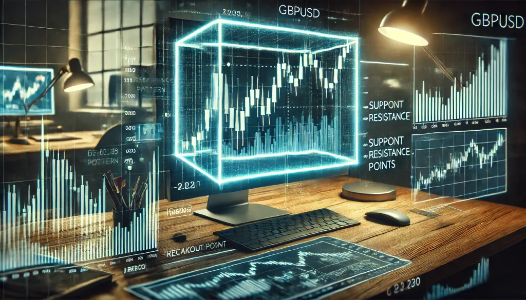 Trading GBPUSD rectangle breakout