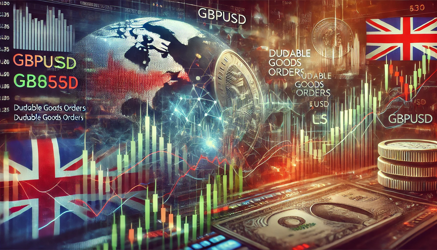 GBPUSD trading with durable goods orders