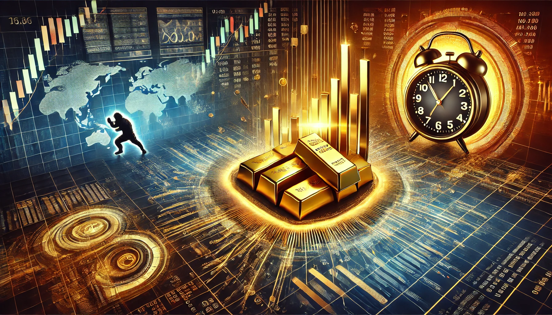 Gold trading during economic news