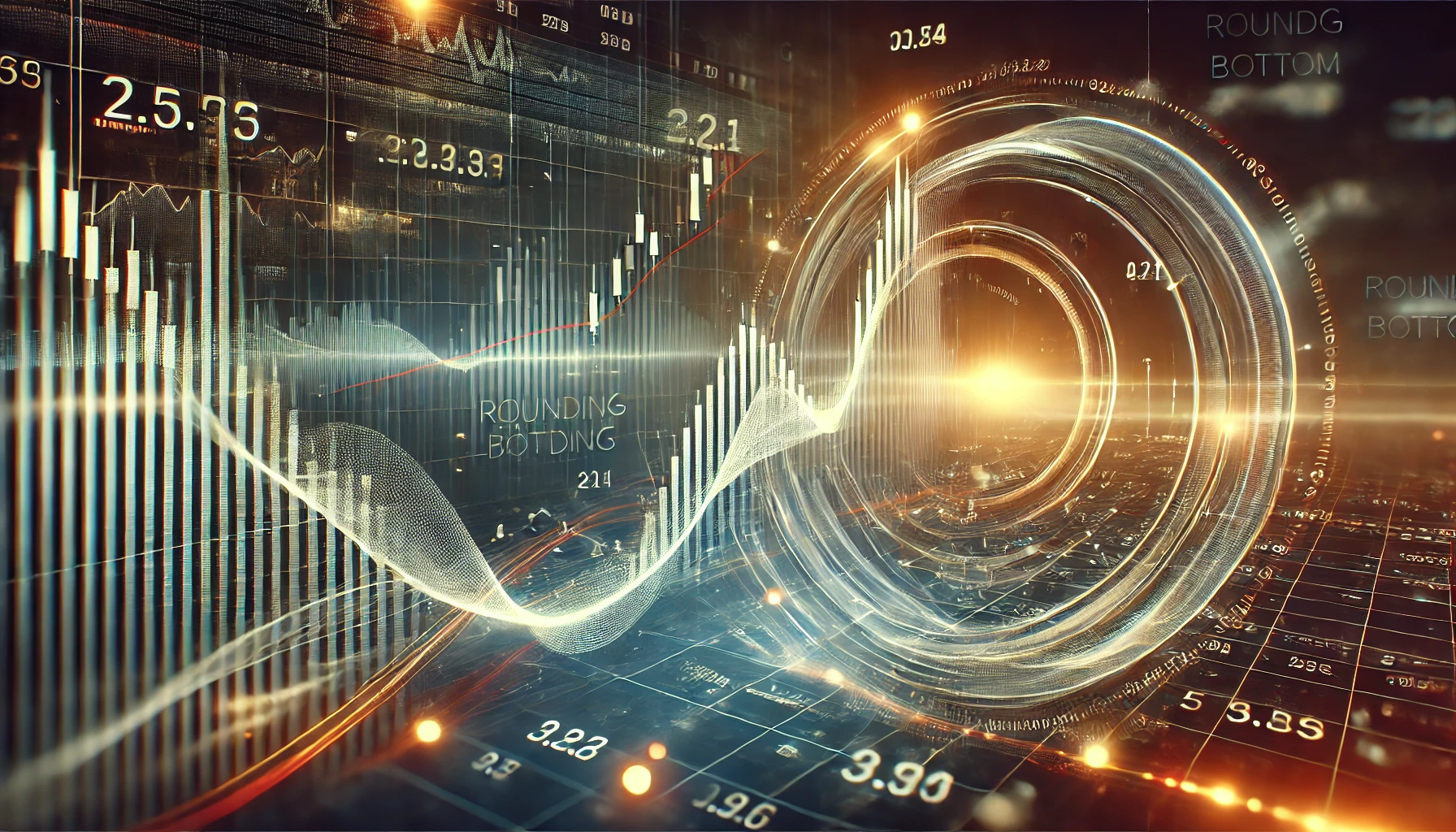 High-frequency trading combined with rounding bottom