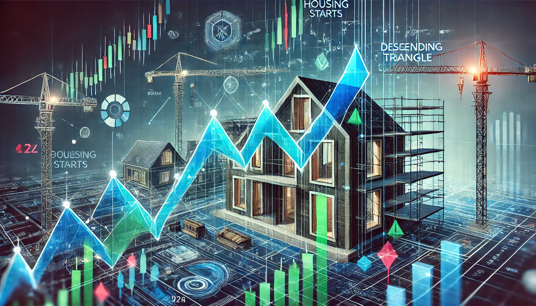 Housing starts and descending triangle trading