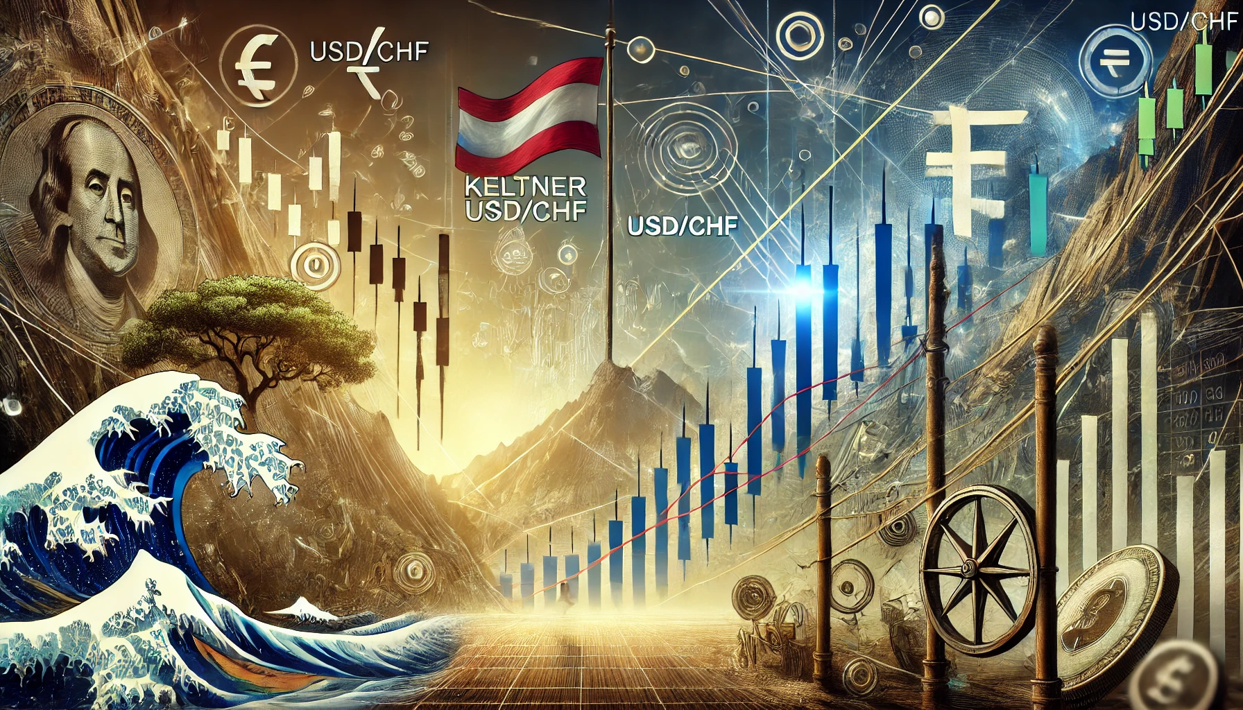 Keltner Channels strategy for USD/CHF