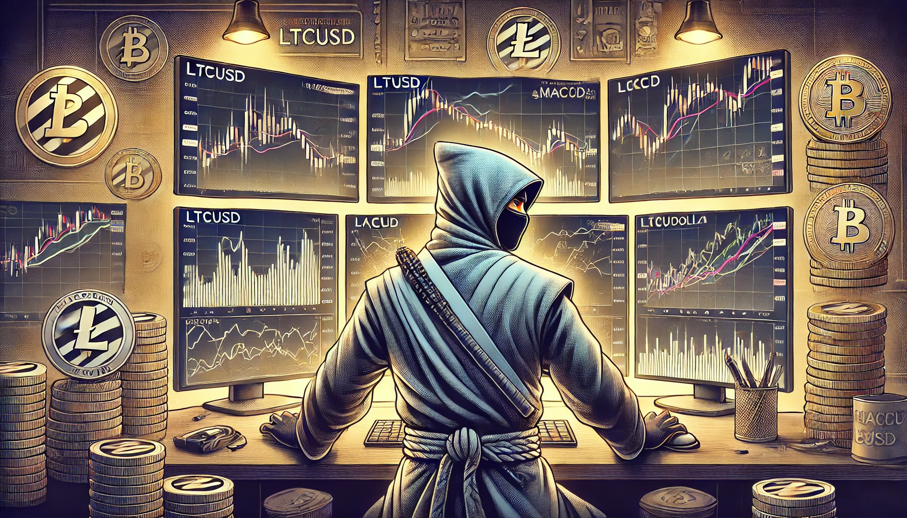 MACD trading technique for LTCUSD