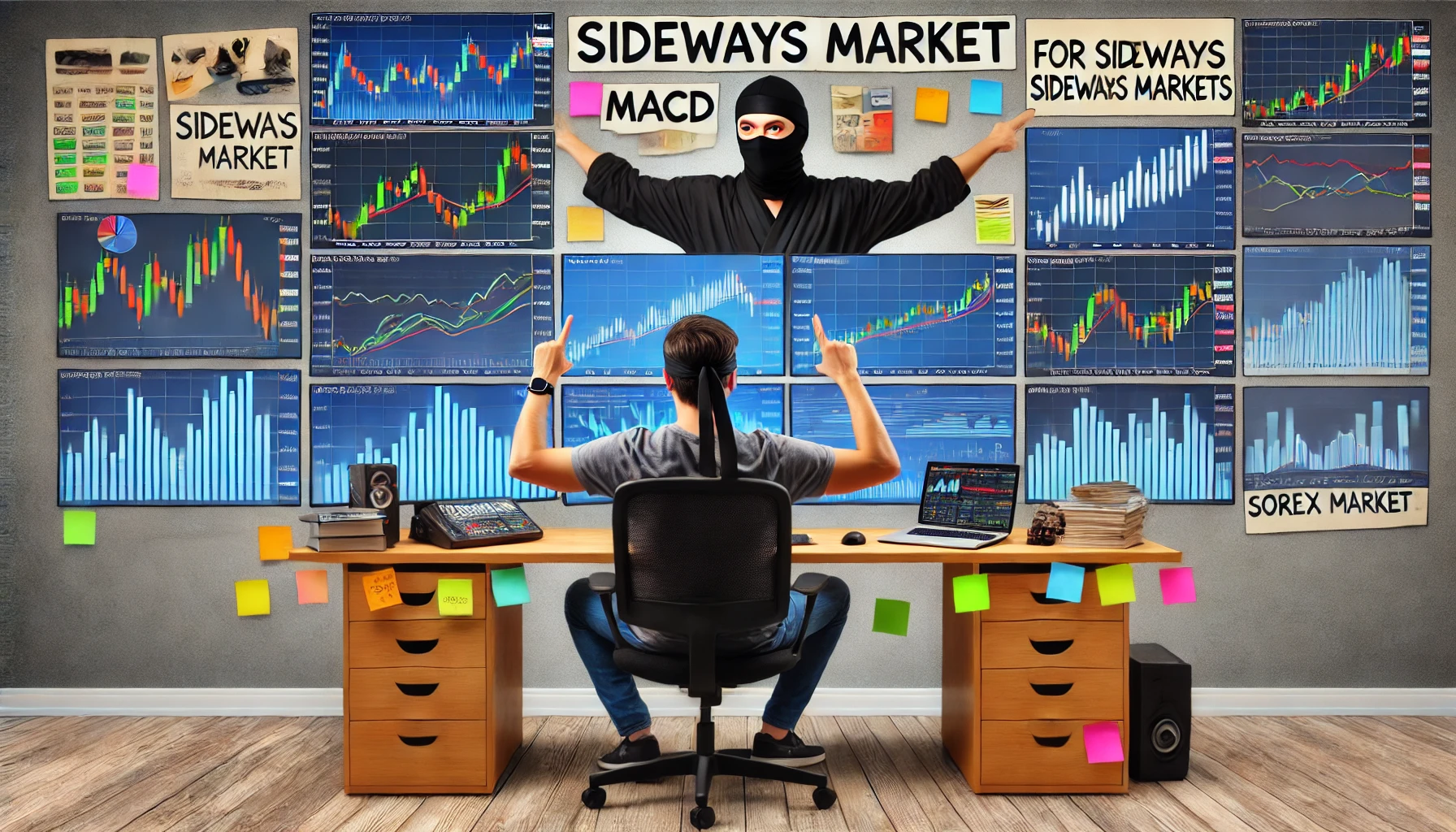 MACD trading technique for flat markets