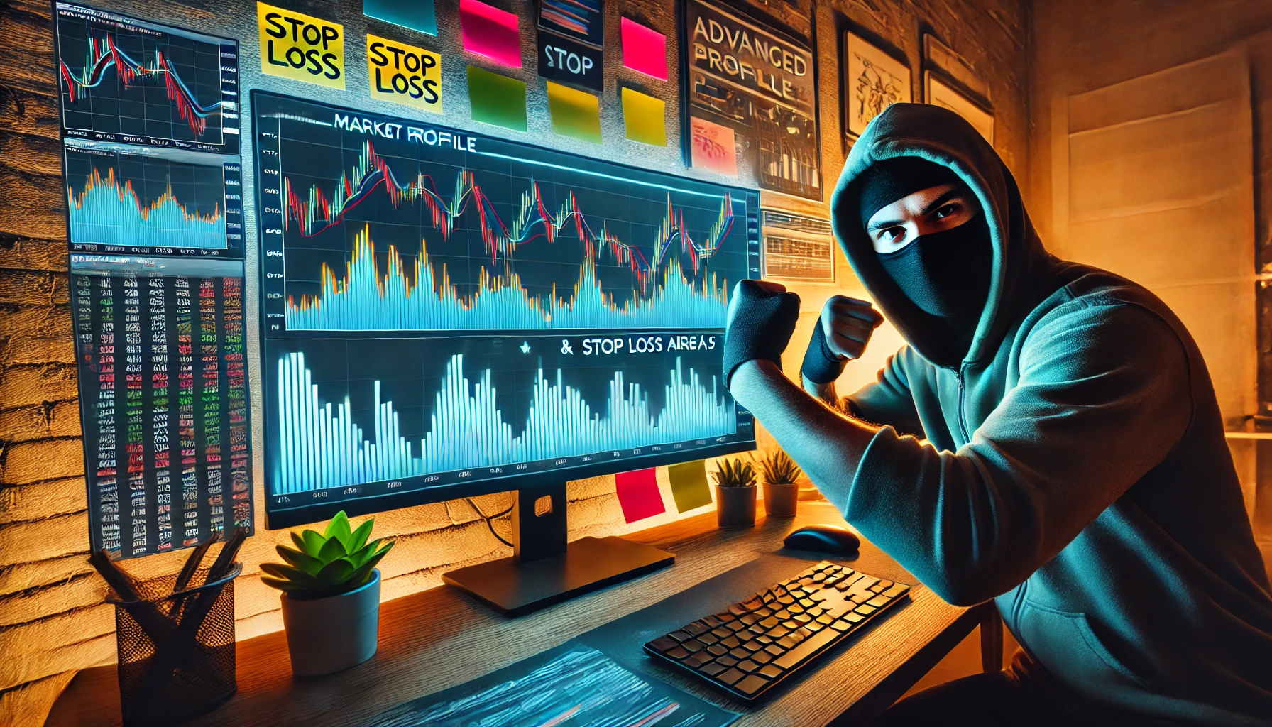 Market profile strategy with stop loss