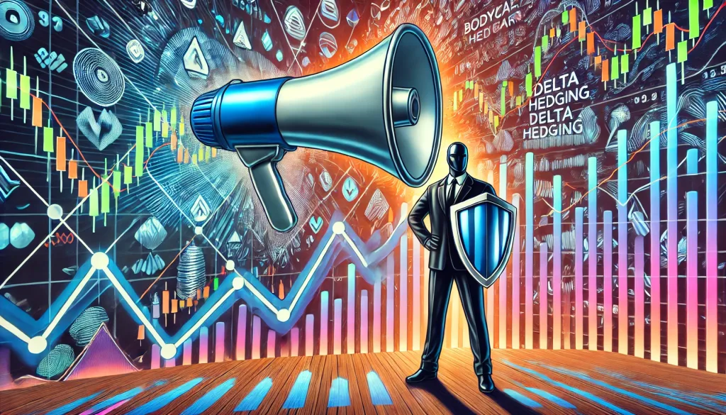 Delta hedging trading strategy