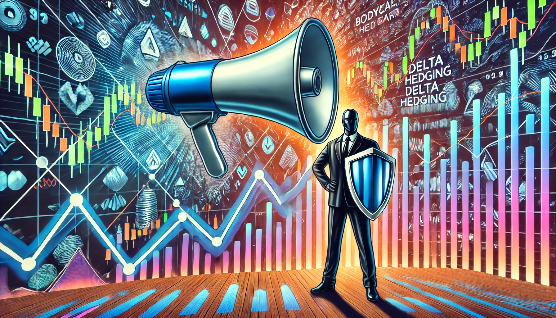 Delta hedging trading strategy