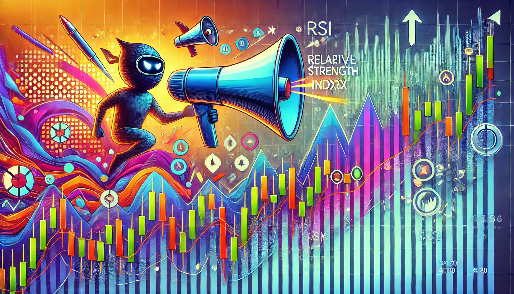 RSI and Megaphone pattern strategy