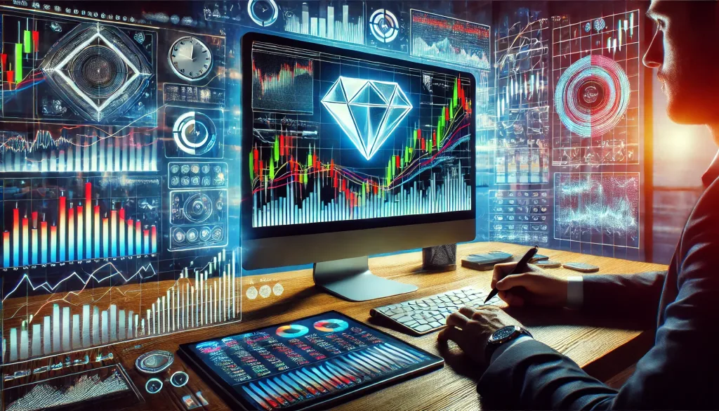 Scalping strategy with diamond top