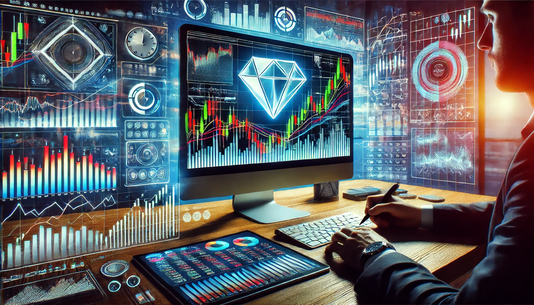 Scalping strategy with diamond top