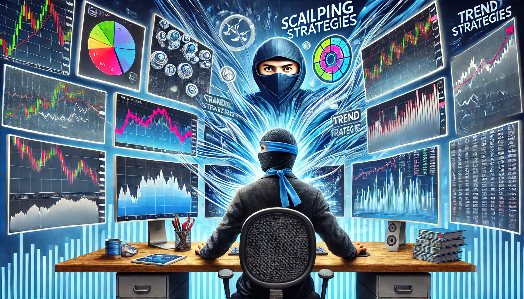 Scalping strategy using trend indicators