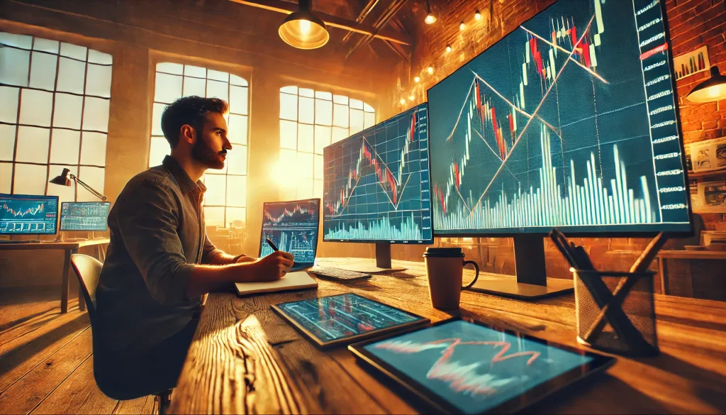 Symmetrical triangle hedging technique