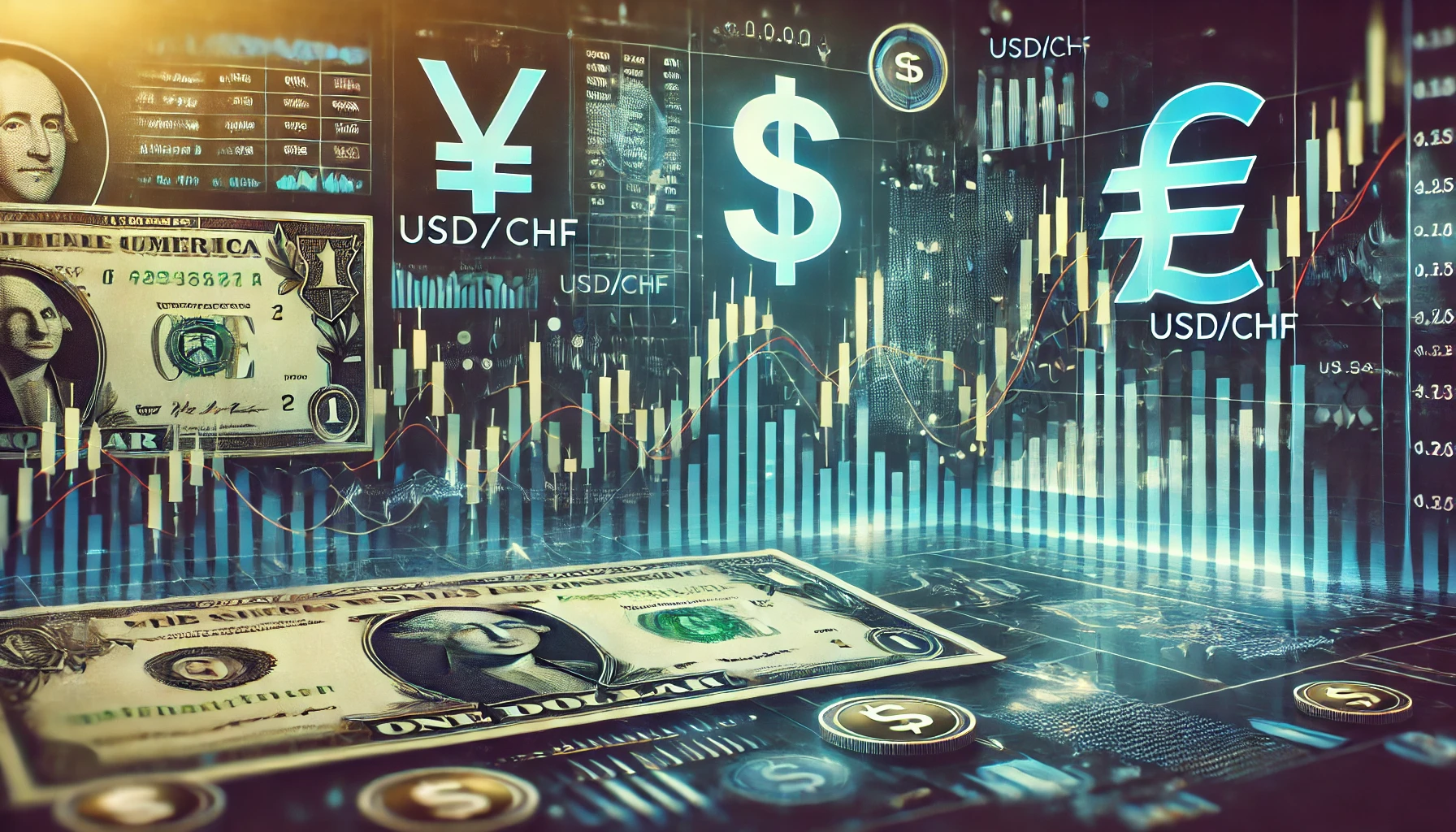 Yearly USD/CHF trading analysis