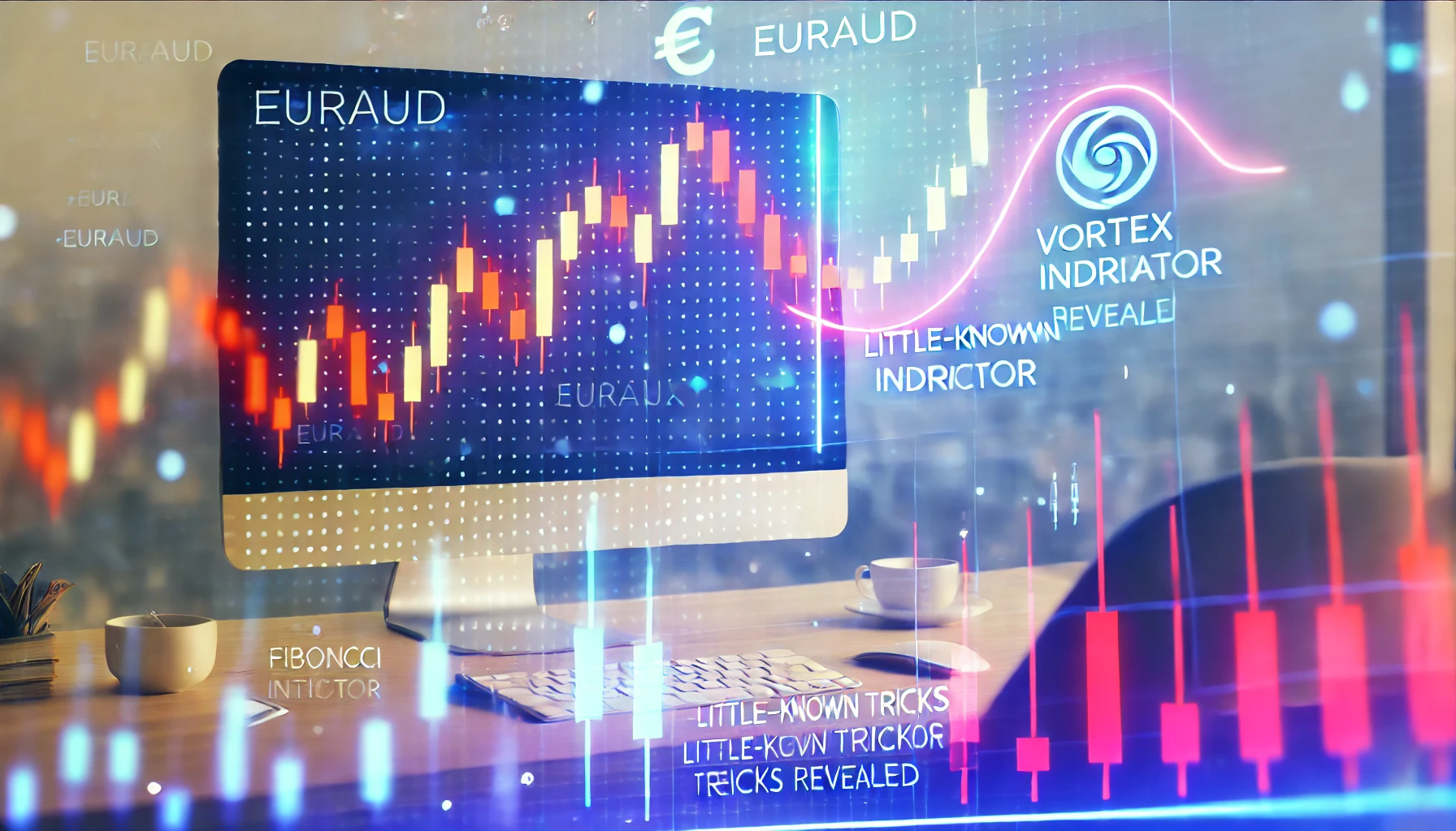 EURAUD trading technique with the Vortex indicator