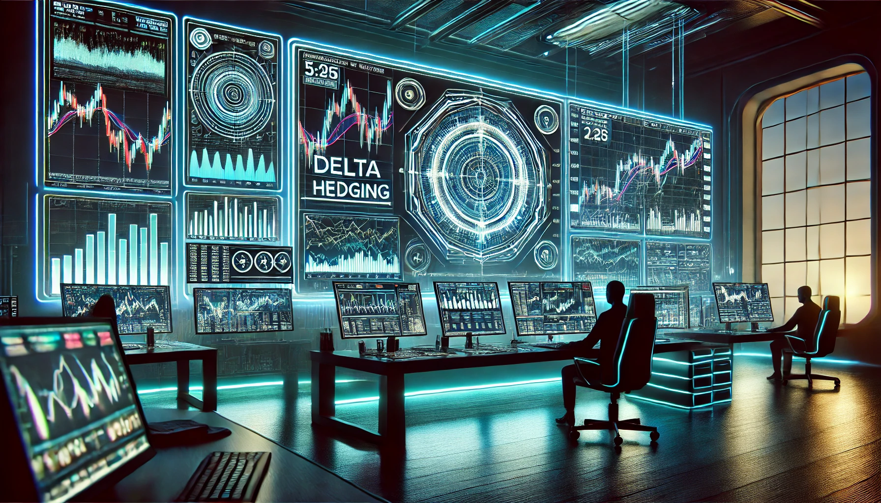 5-minute delta hedging strategy