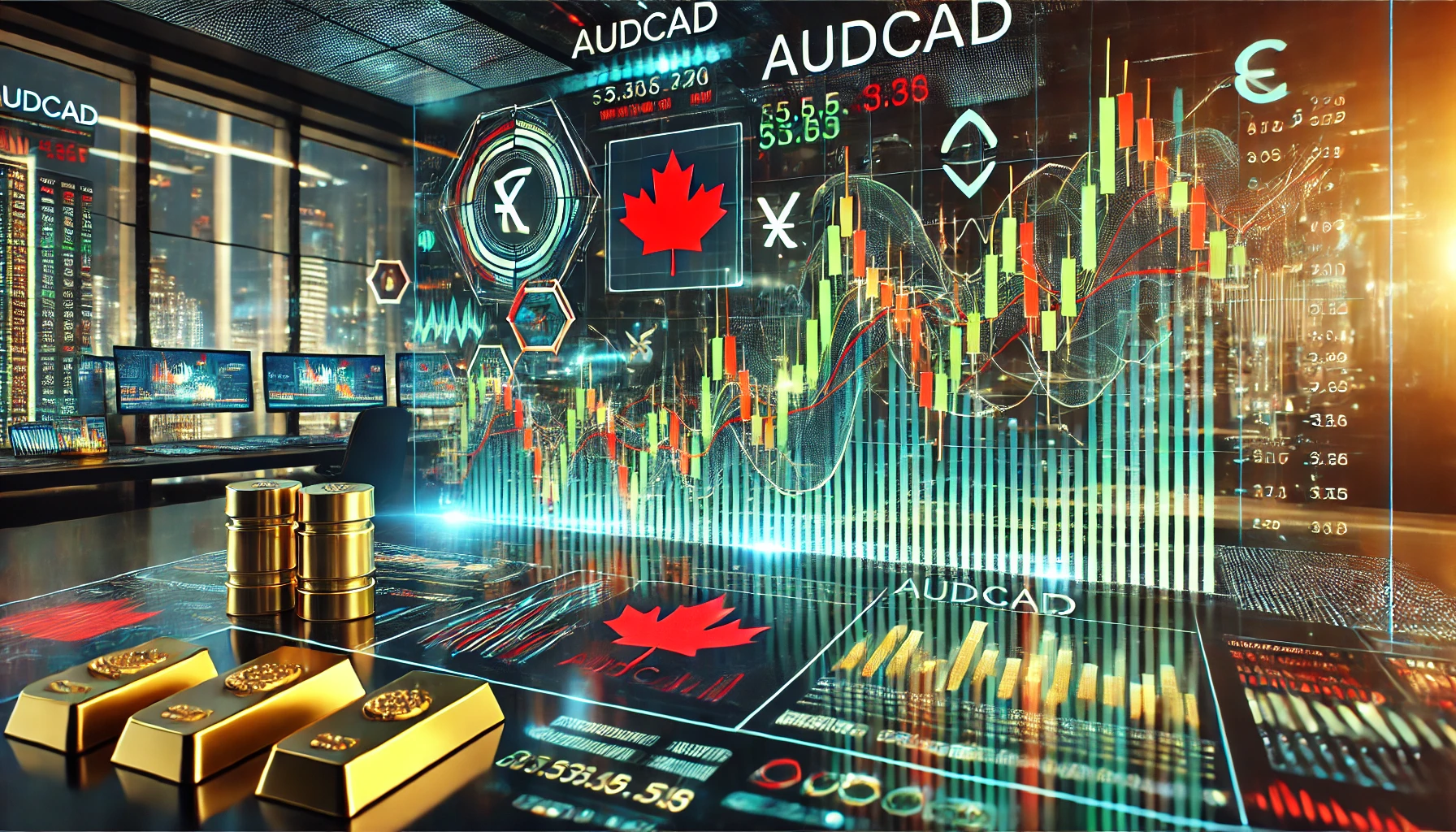 How to trade AUDCAD volatility