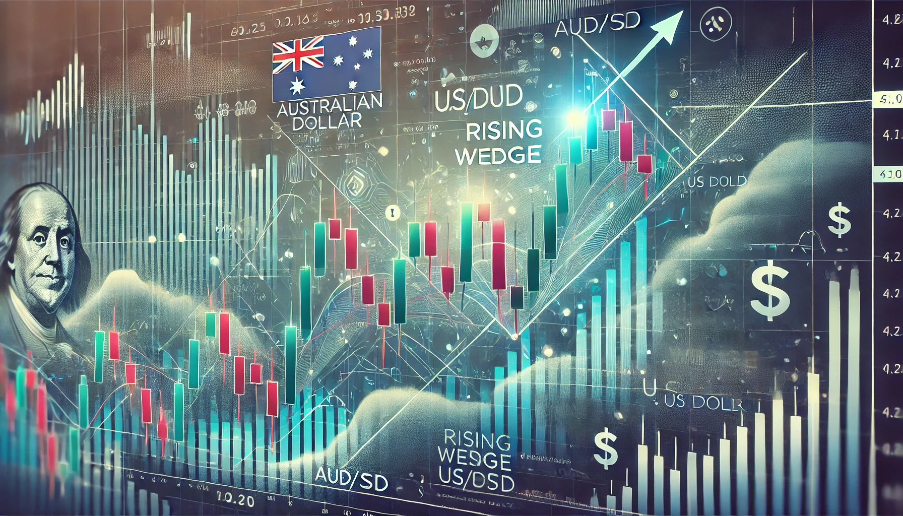 Bearish Wedge Strategy for AUD/USD