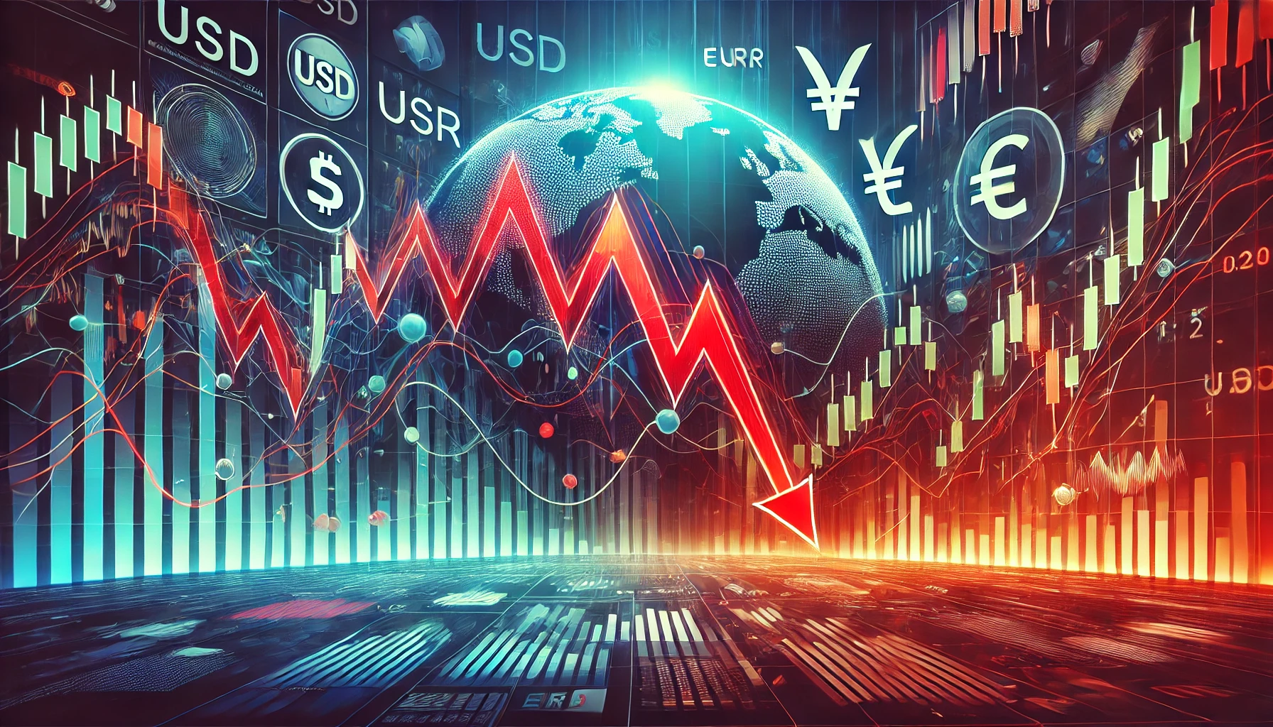 Trading the bearish flag in a volatile market