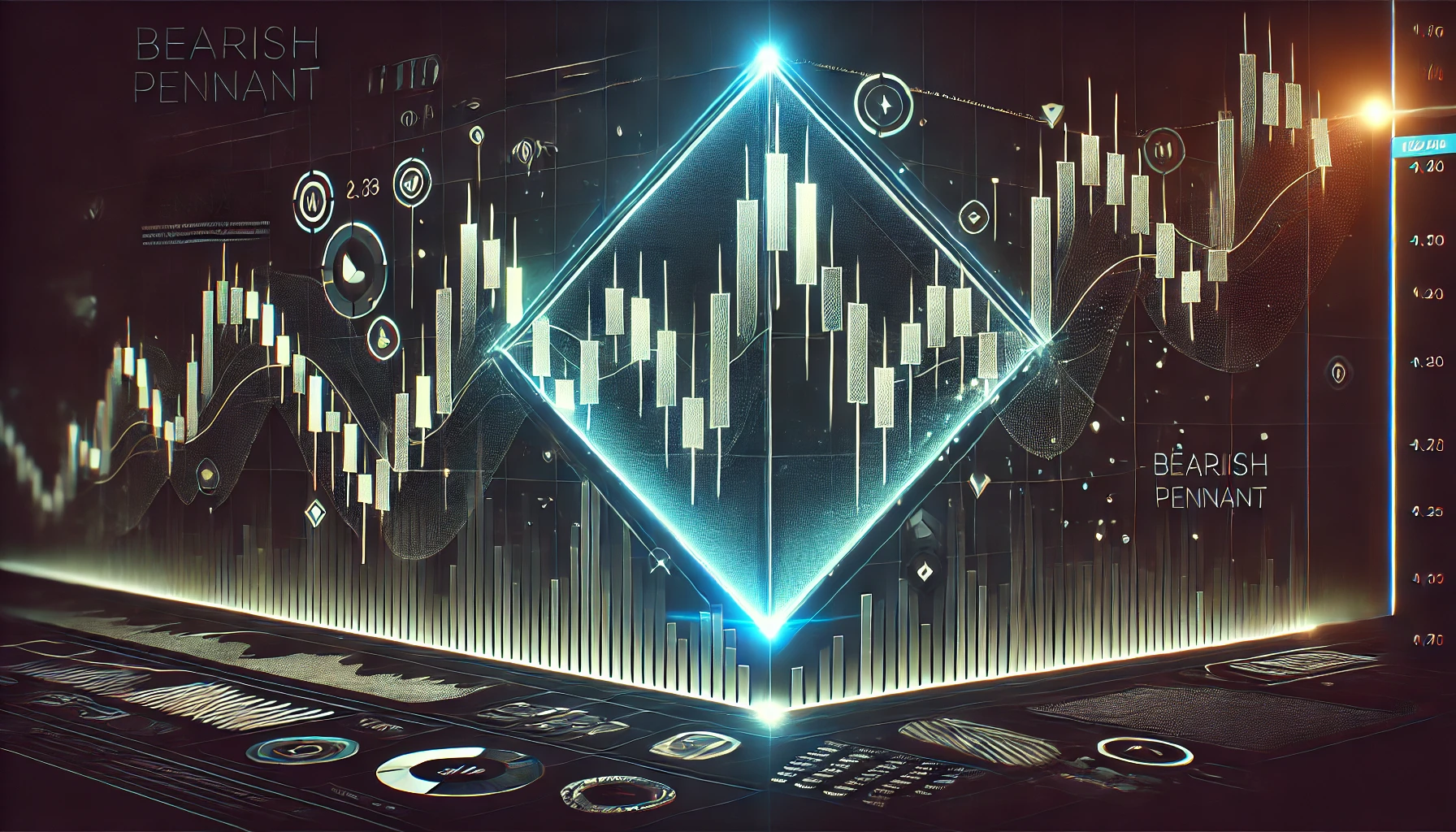 Bearish pennant trading strategy