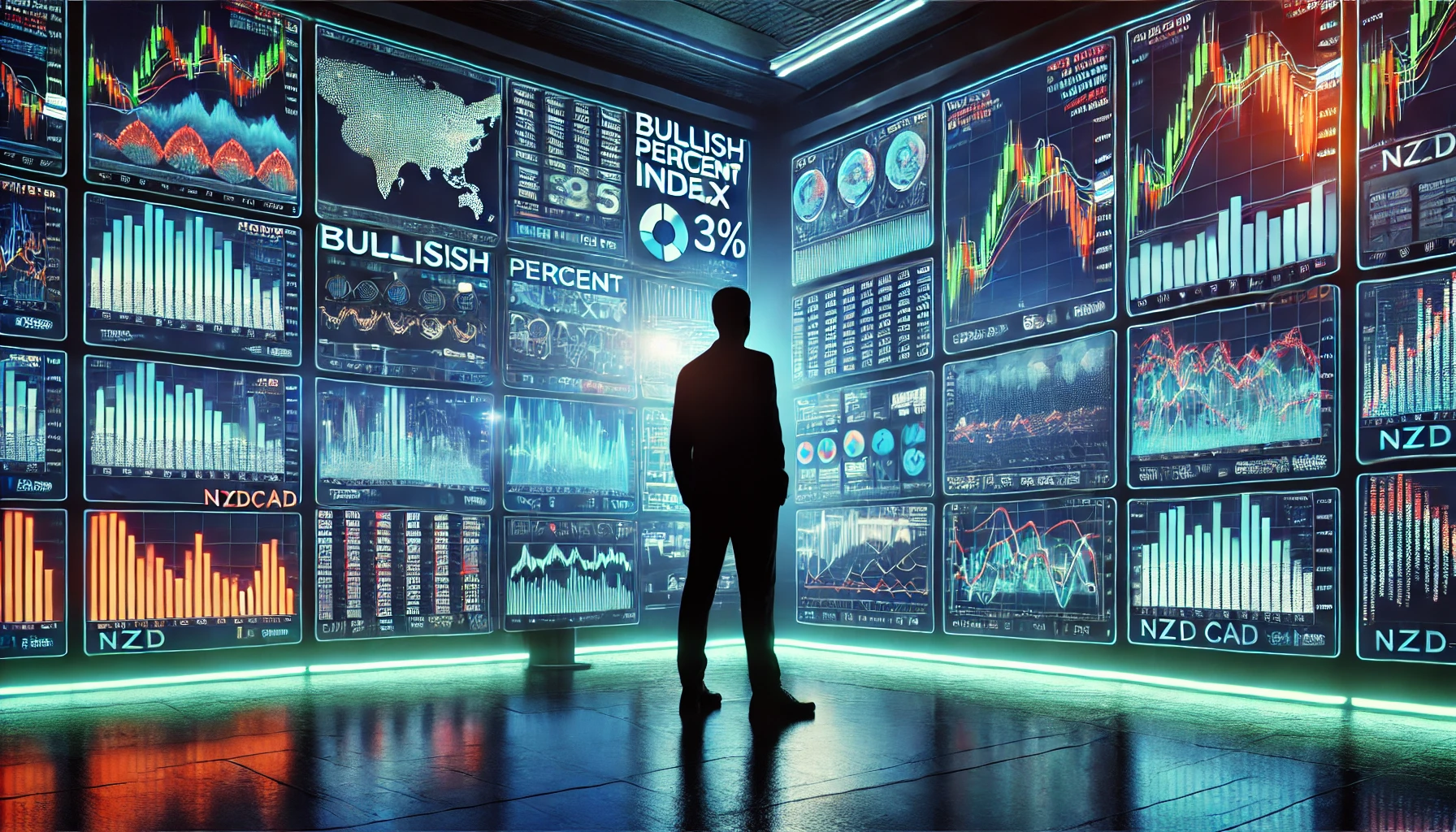 Bullish Percent Index strategy for NZDCAD