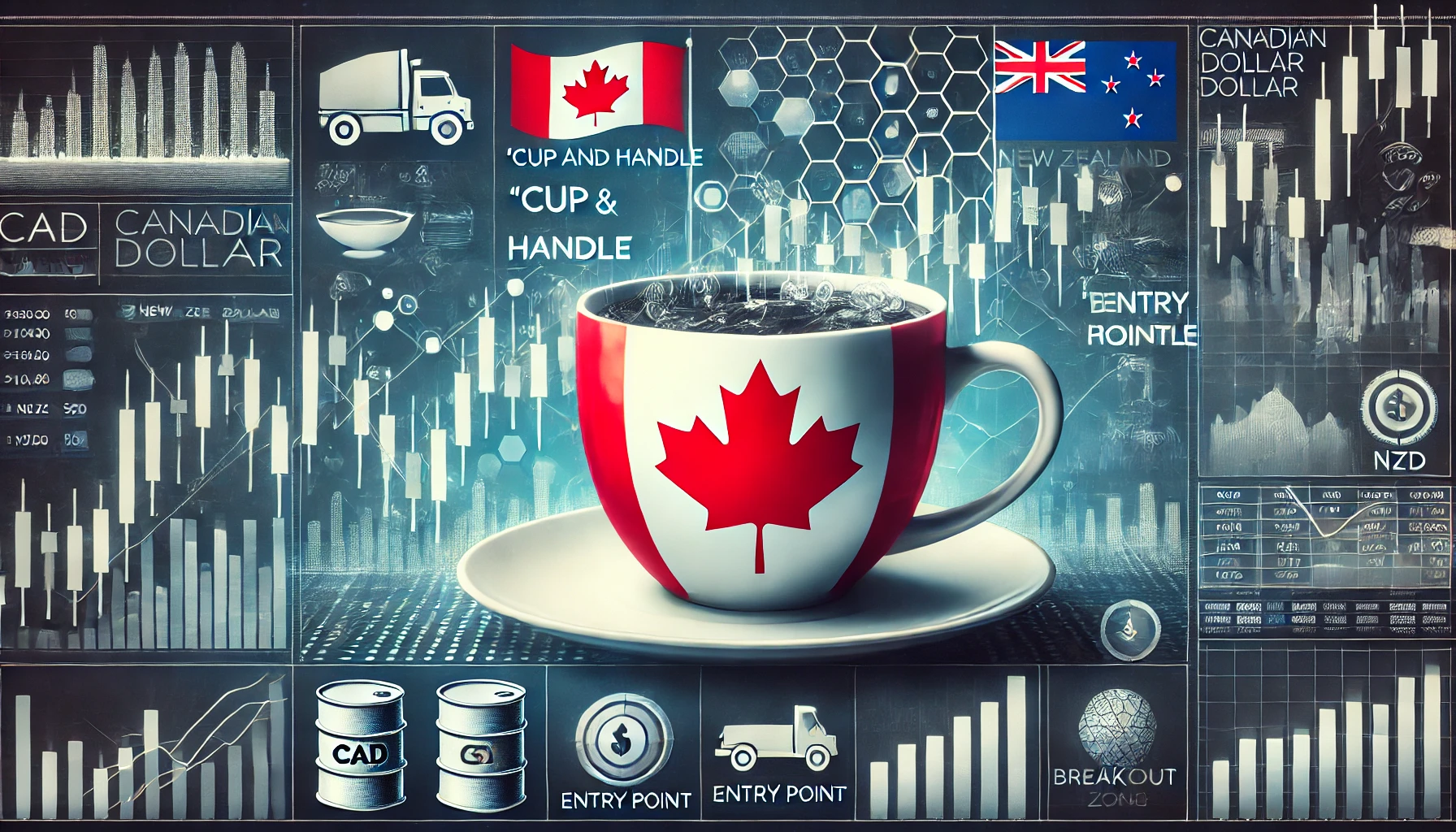 CAD NZD cup and handle strategy