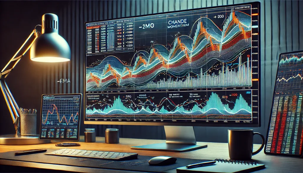 CMO trading strategy for short-term trades