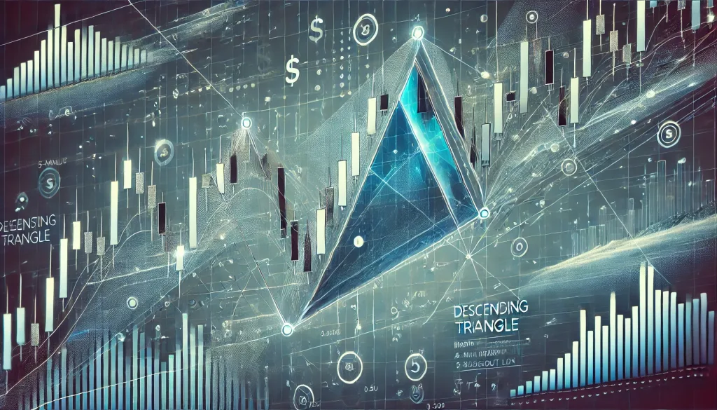 Descending triangle strategy for 5-minute chart