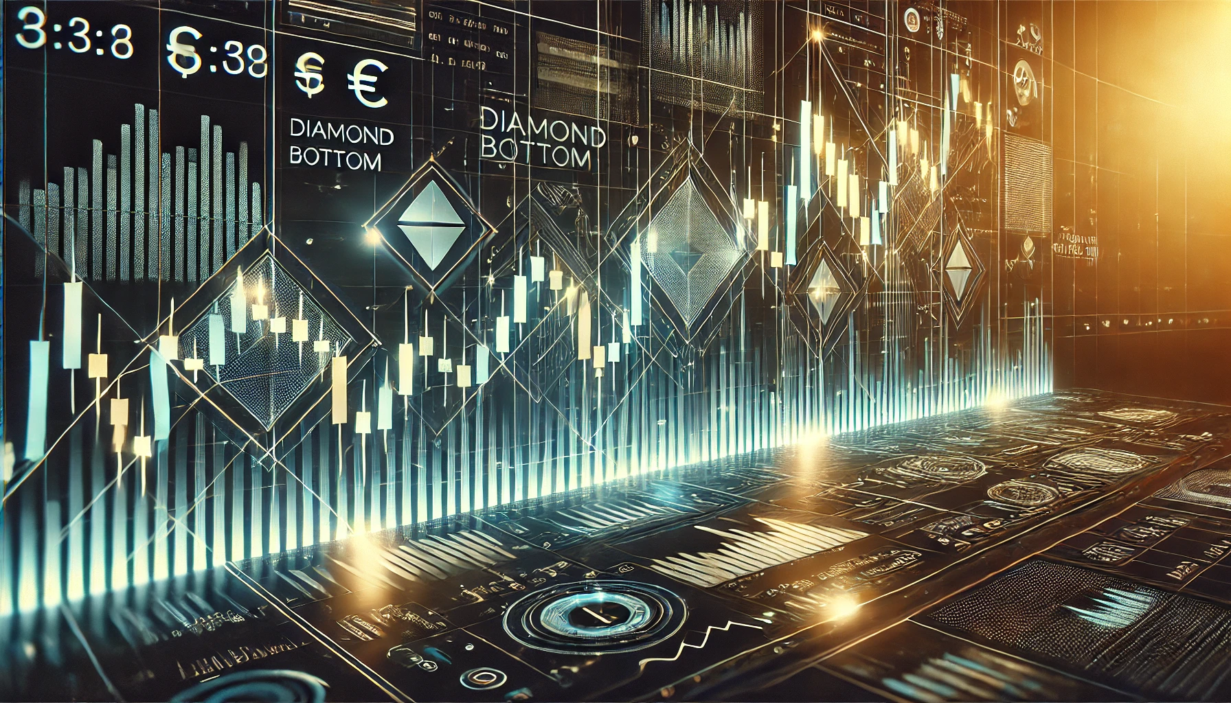 Trading the Diamond Bottom on 1-Hour Chart