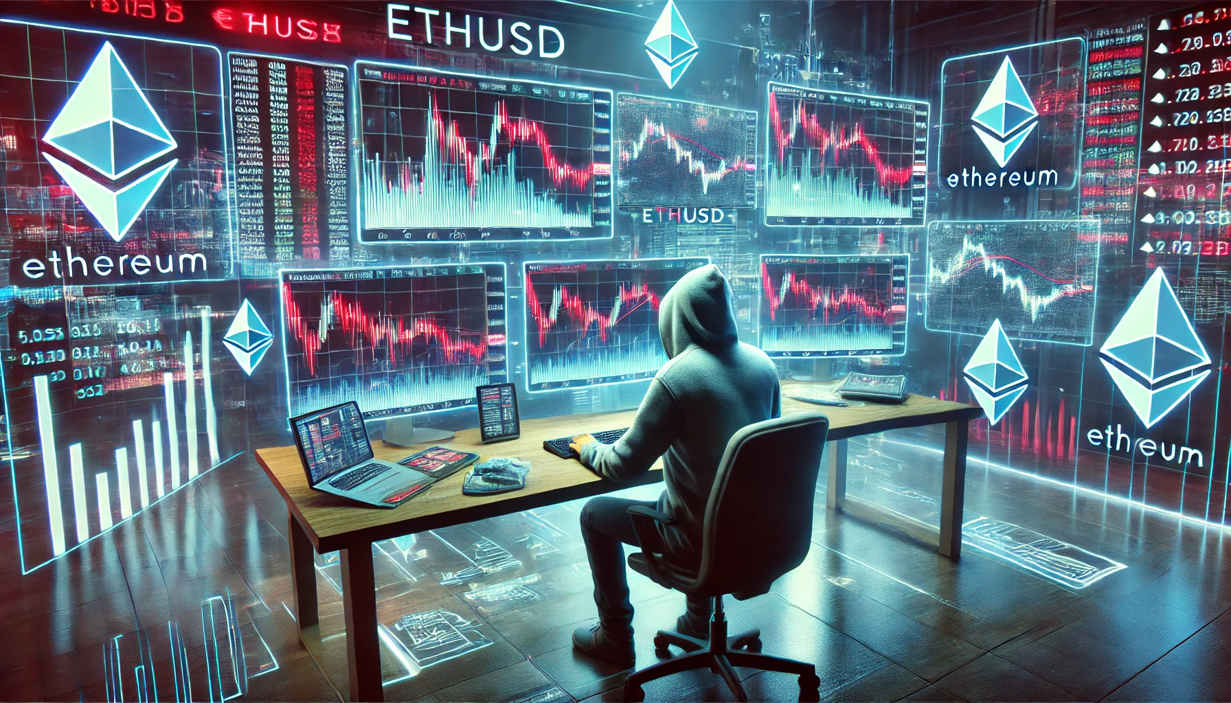 ETHUSD short-selling tactics