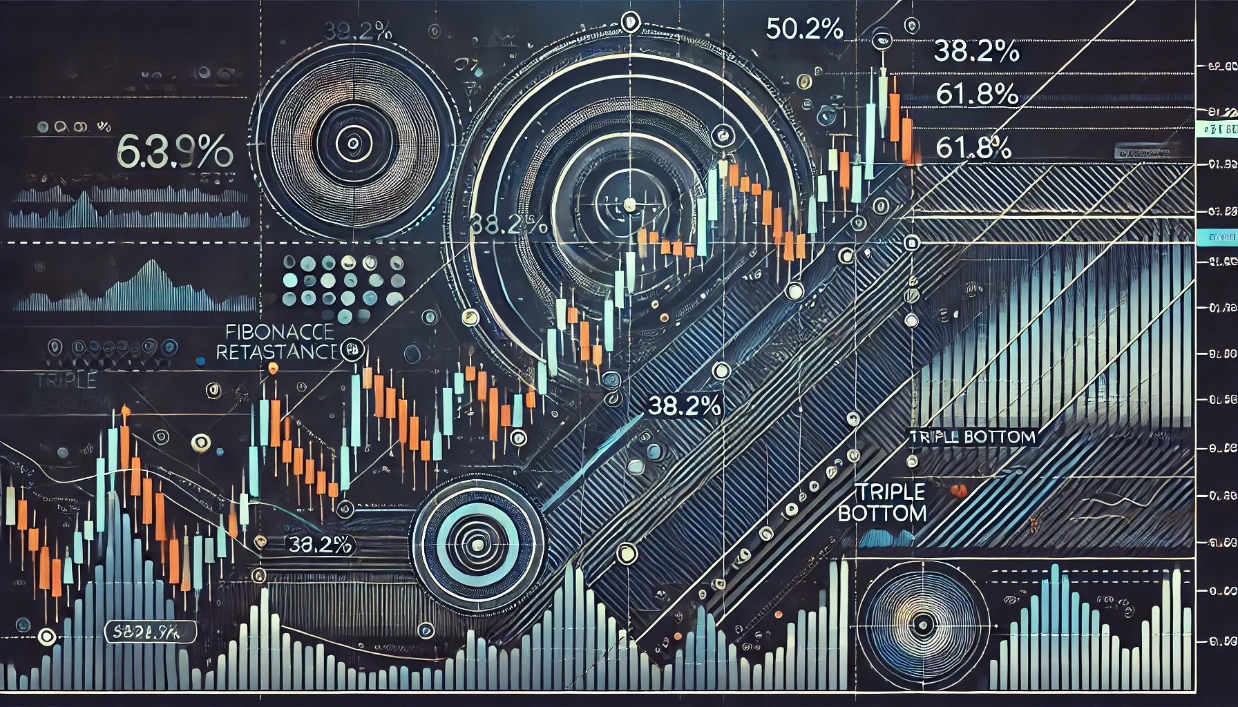 Triple bottom Forex pattern