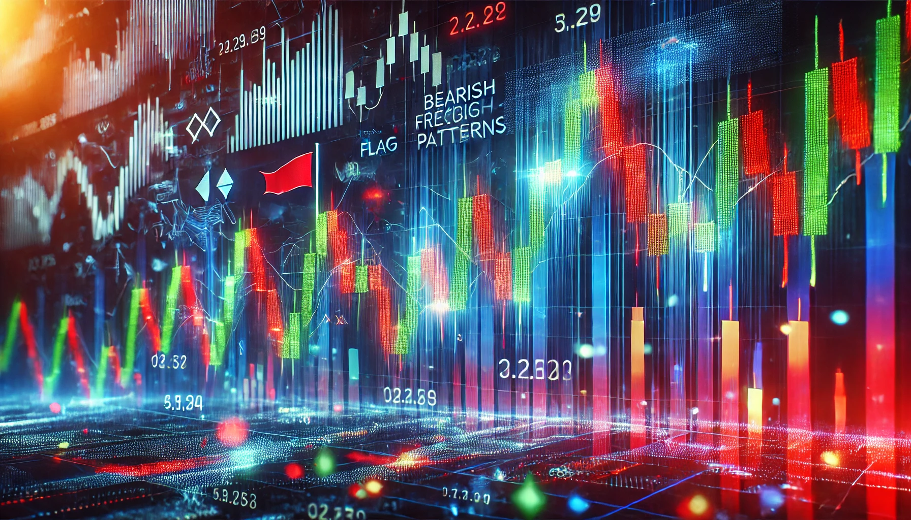 High frequency trading bearish flag strategy