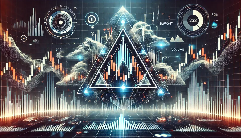 Ichimoku Cloud strategy with symmetrical triangles