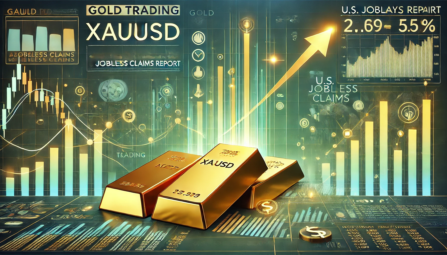 XAUUSD trading with unemployment data