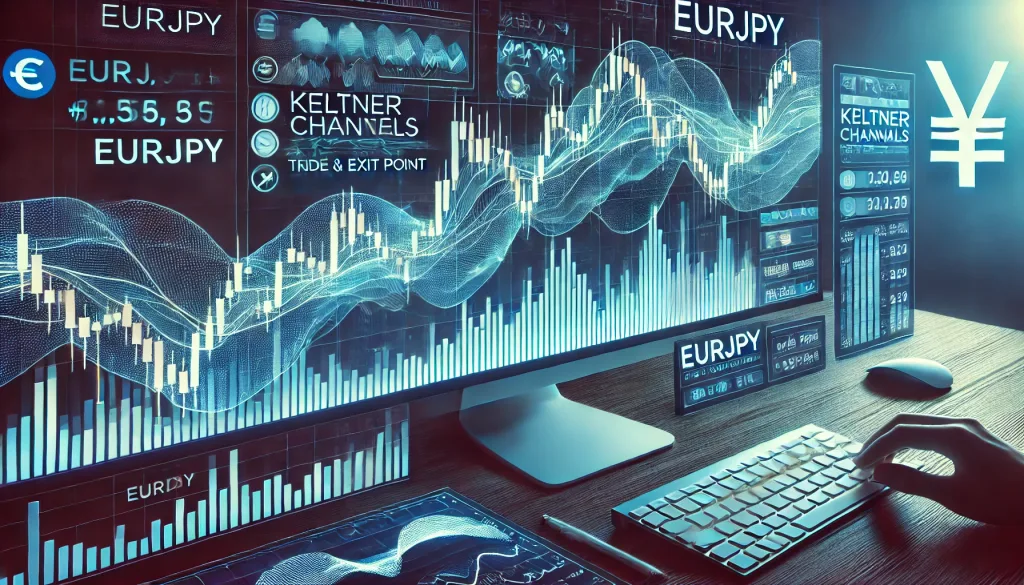Keltner Channels strategy for EURJPY