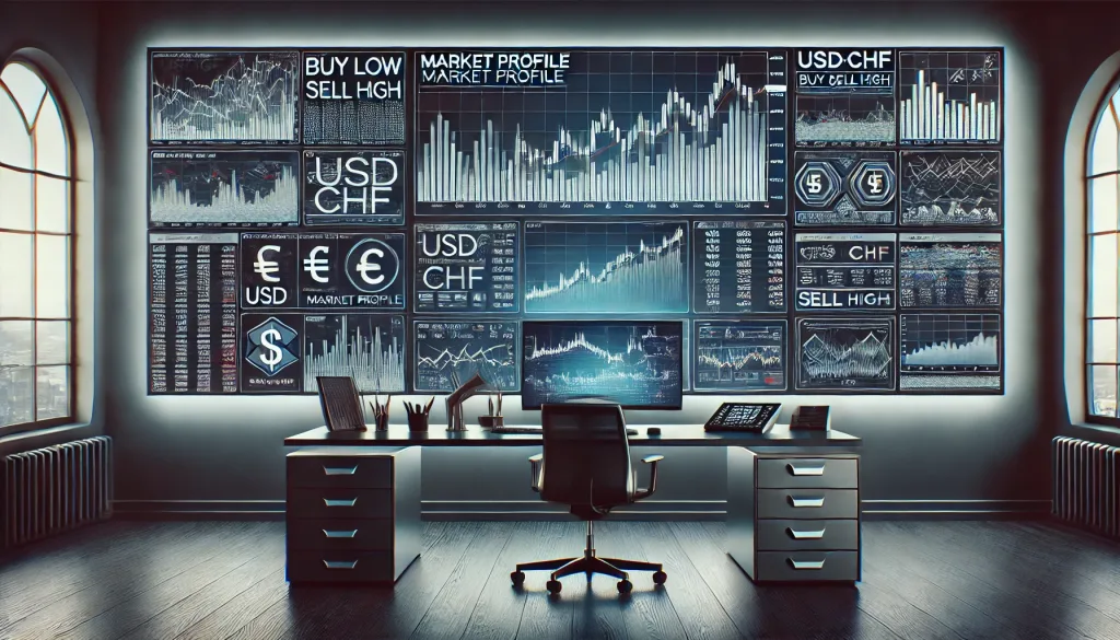Market Profile techniques for USDCHF
