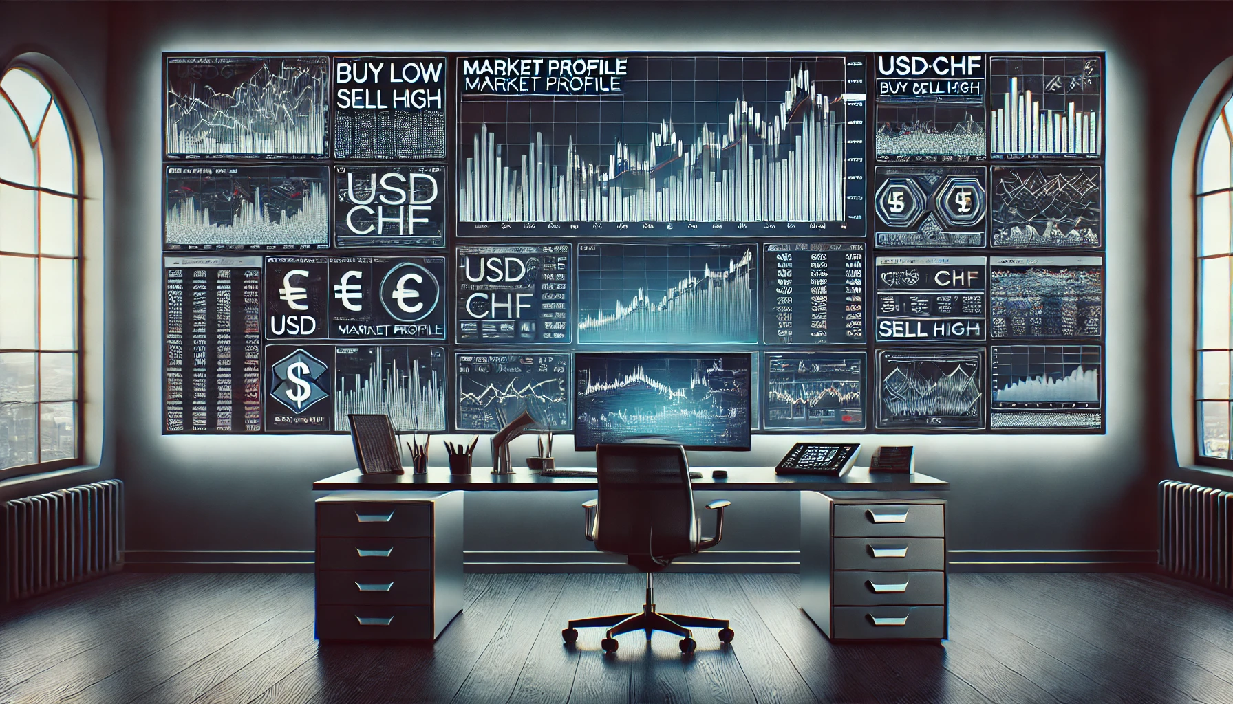 Market Profile techniques for USDCHF
