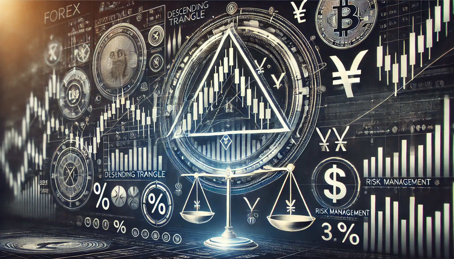Descending triangle strategy for Forex