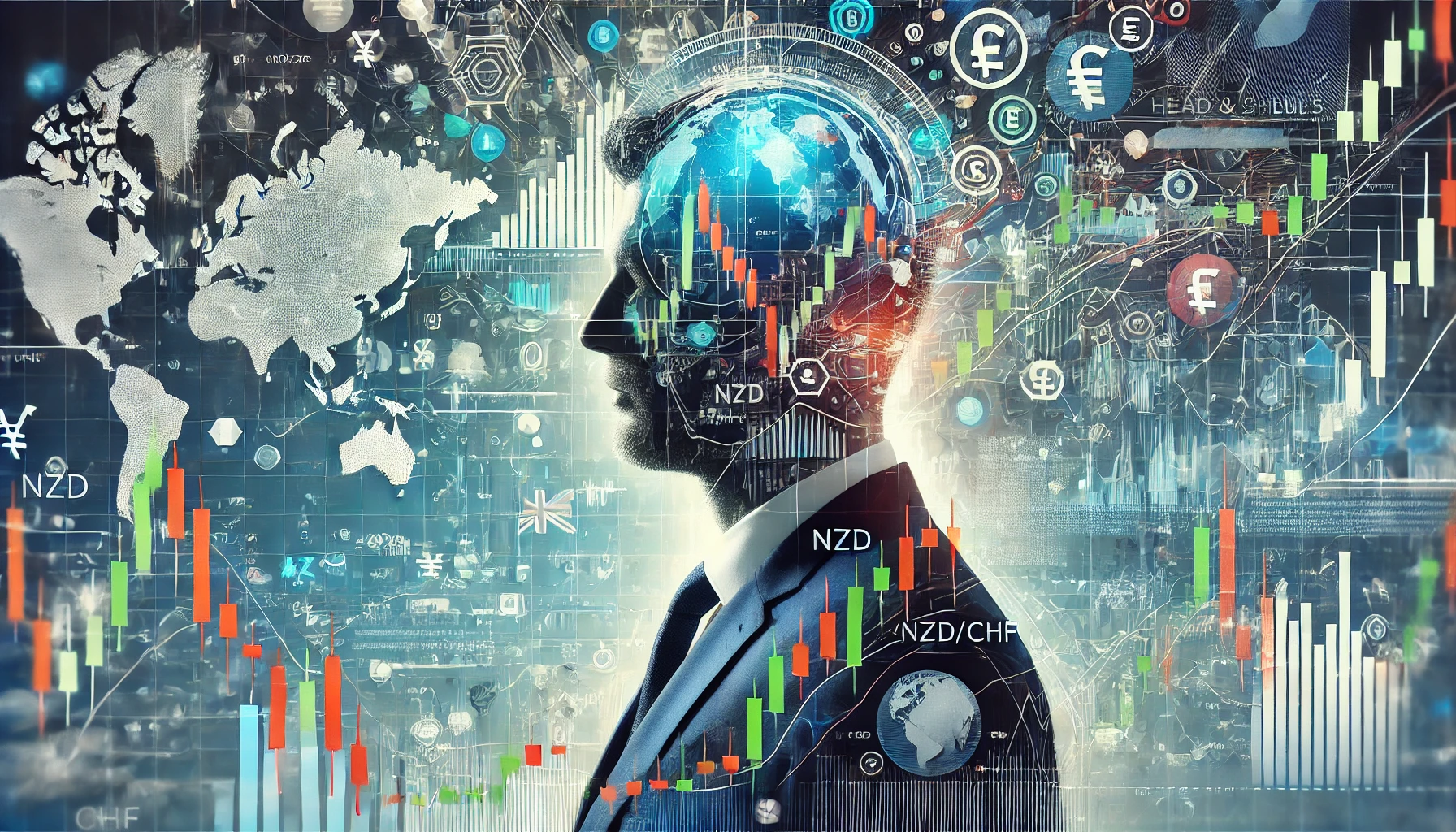 Trading NZD/CHF with head and shoulders